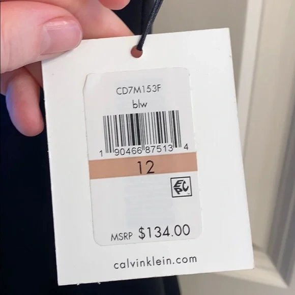 Calvin Klein 2way zip back dress NWTs - Picture 3 of 6